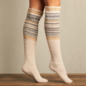Lemon Collection Socks Whistler Moonbeam Knee high